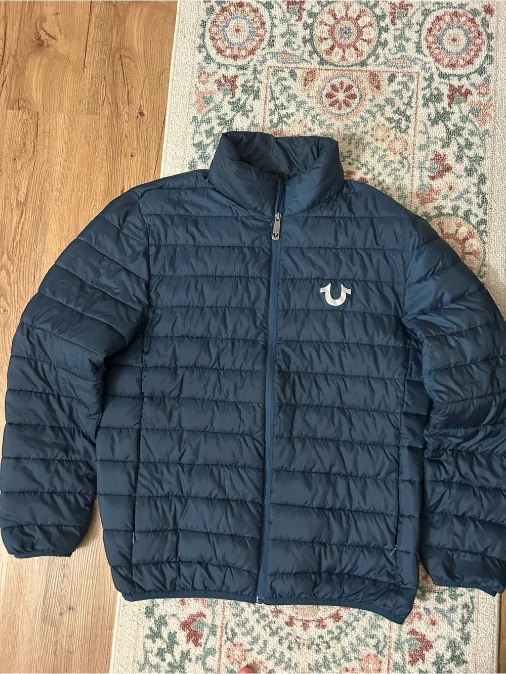 True Religion Dark Navy Quilted Jacket